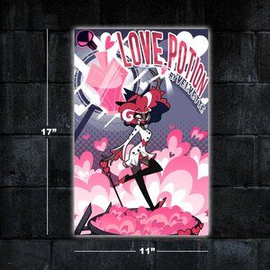 Hazbin Hotel Love Potion by Velvette poster - 11x17 series wall art print merch